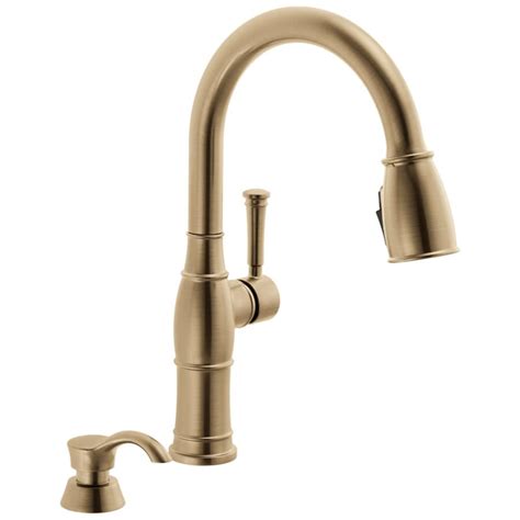 champagne bronze kitchen faucet|delta faucet valdosta champagne bronze.